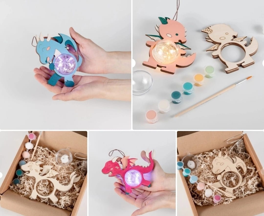 Символ года "Дракон" своими руками на английском мастер-классе